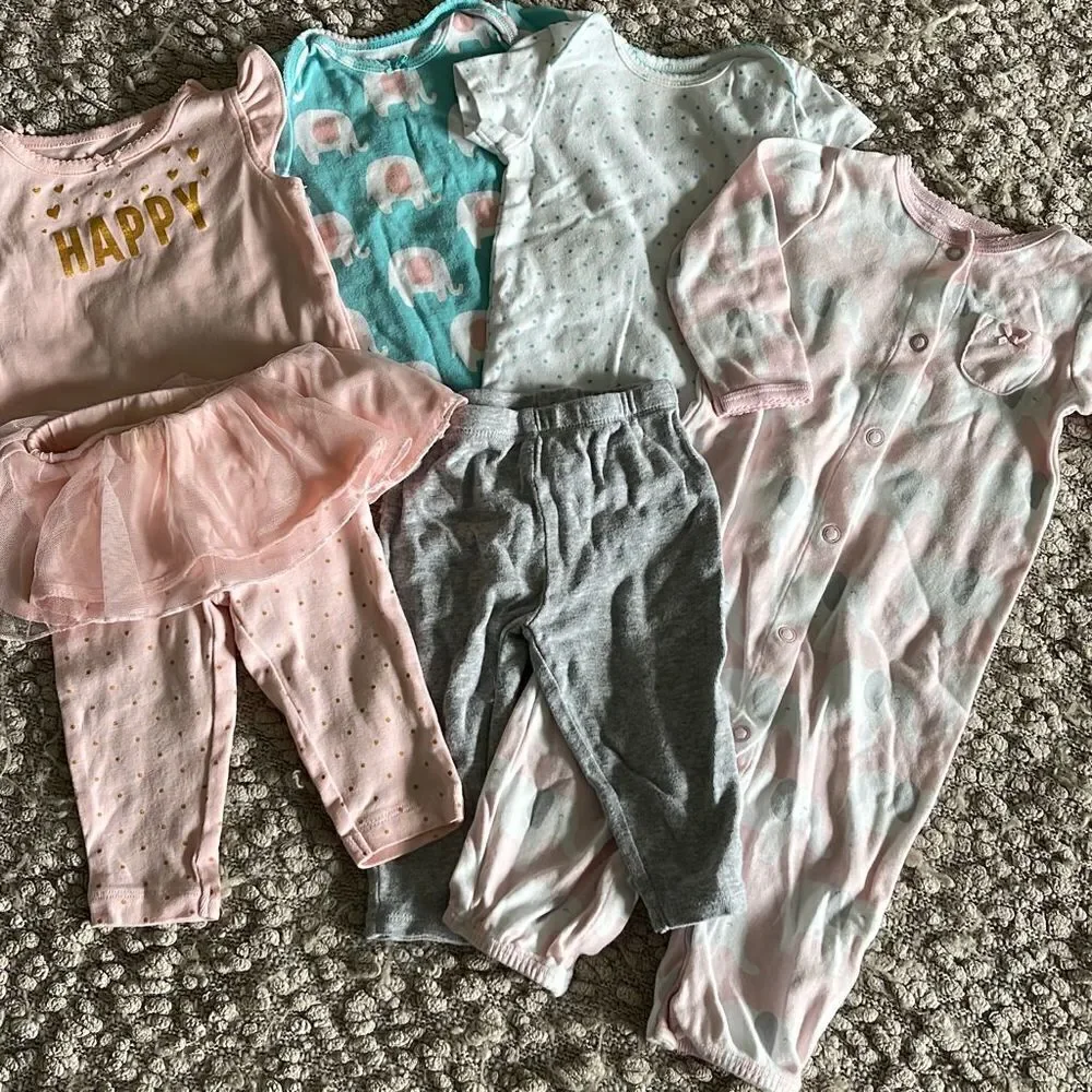 Carter’s Baby Girl Bundle-Size 6 months‎